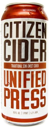 Citizen Cider - Unified Press Cider - Wayne Bottle King