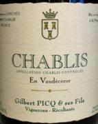 Picq Chablis Vaudecorse 0 (750)