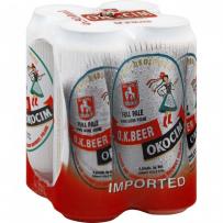 Okocim - O.K. Beer Pale Lager (4 pack 16oz cans) (4 pack 16oz cans)