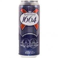 Brasseries Kronenbourg - Kronenbourg 1664 (4 pack 16oz cans) (4 pack 16oz cans)