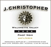J. Christopher - Pinot Noir Willamette Valley (750ml) (750ml)