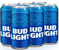 Anheuser-Busch - Bud Light (6 pack 16oz cans) (6 pack 16oz cans)