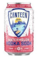 Canteen - Watermelon Vodka Soda (4 pack 12oz cans) (4 pack 12oz cans)
